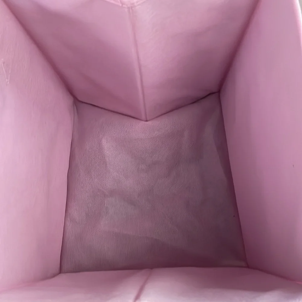 Collapsible Pink Cloth Box